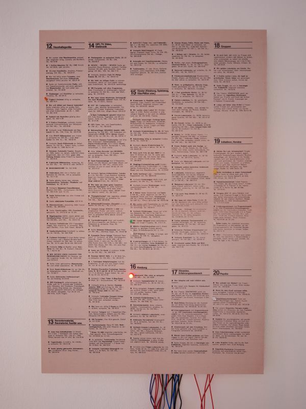Psycho, Digital print on cardboard, LED, cable, Arduino platform, 47 x 31 cm, 2020