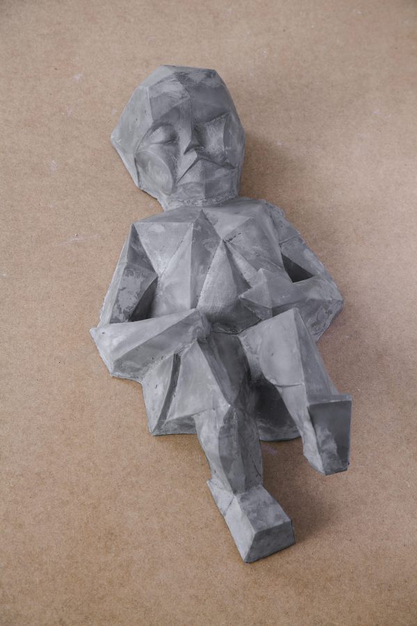 Baby (III), Plaster, Pigment, 50 &times; 35 &times; 35 cm, 2018