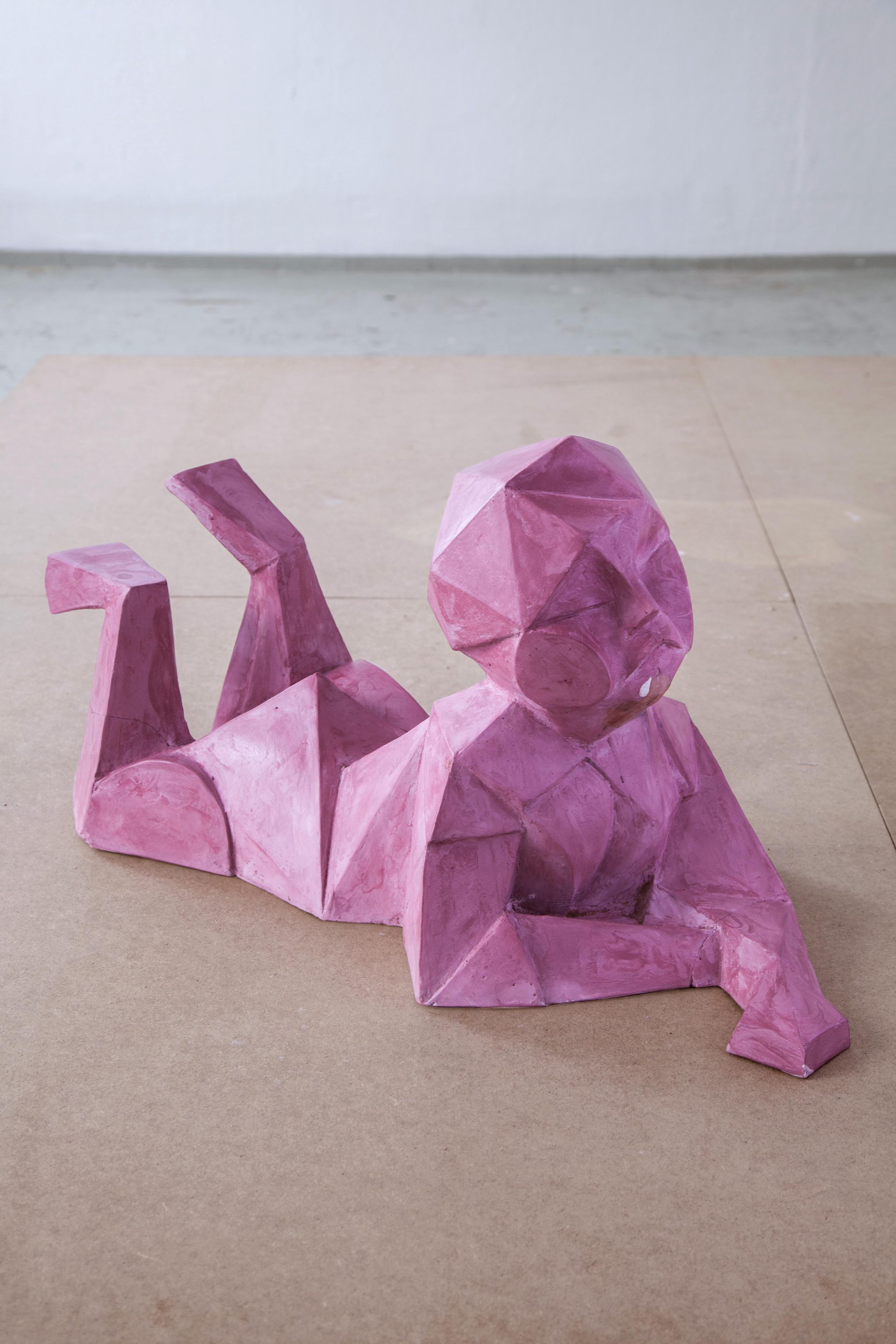 Baby (I), Plaster, Pigment, 55 &times; 40 &times; 35 cm, 2018