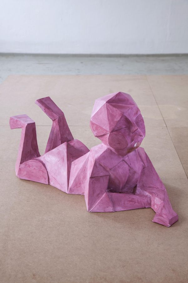 Baby (I), Plaster, Pigment, 55 &times; 40 &times; 35 cm, 2018